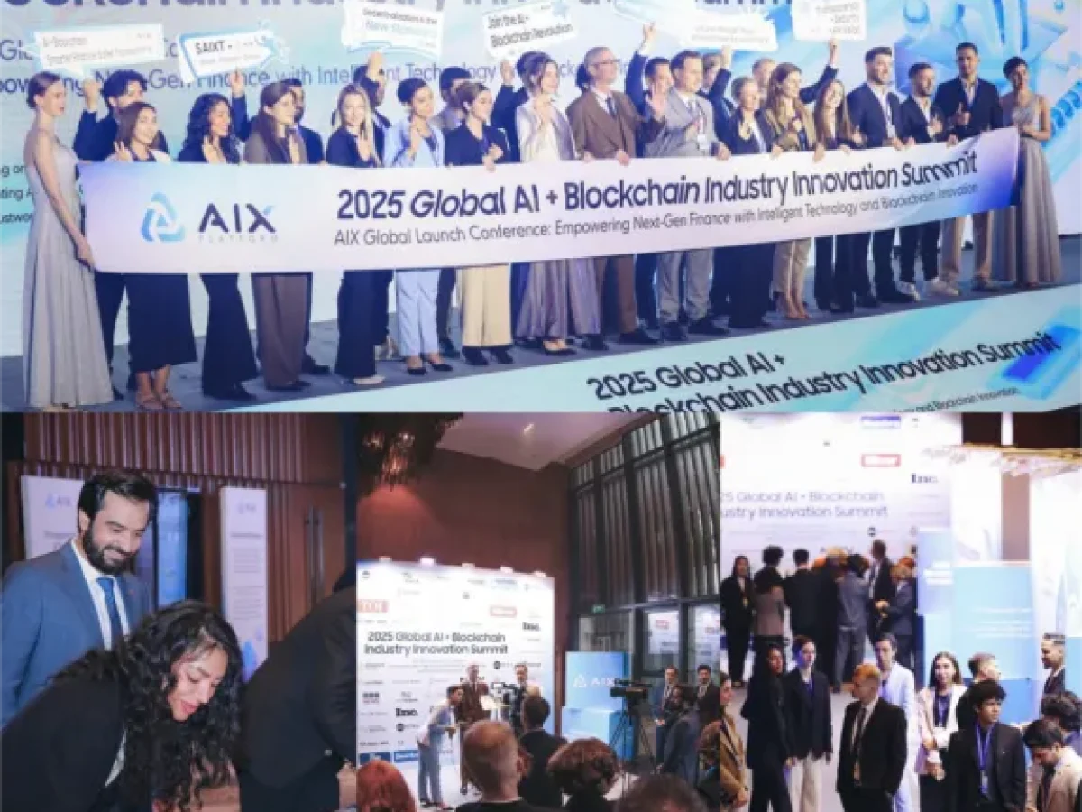 2025 Global AI + Blockchain Innovation Summit: AIX Global Launch  Conference, Leading the Future of Smart Finance - King Newswire