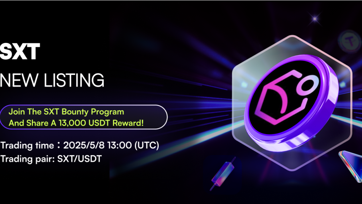 CoinW to Launch SXT and Kick off a $13,000 USDT Bounty Program - King  Newswire