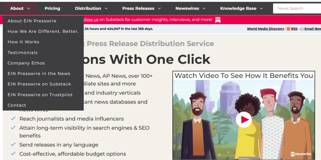 EIN Presswire ranks number five among global press release distribution companies