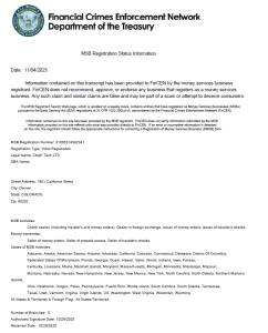 Digital Assets MSB License