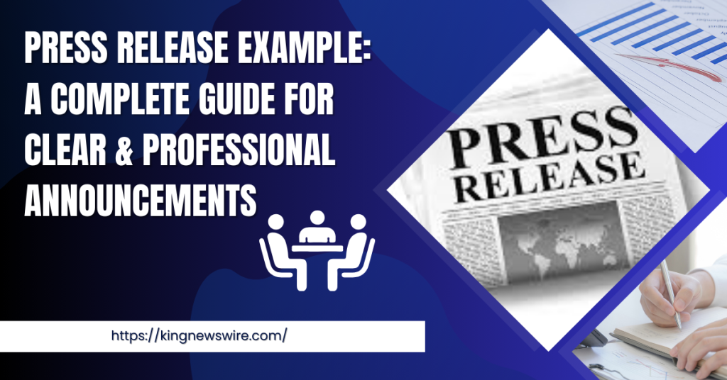 Press Release Example