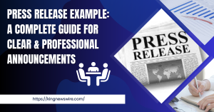 Press Release Example