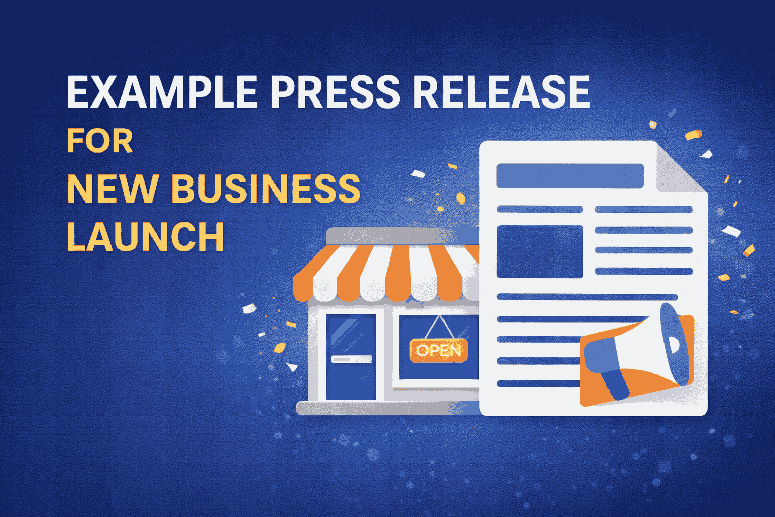 Example Press Release