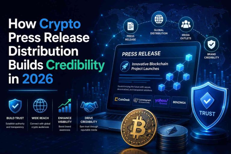 How Crypto Press Release Distribution Builds Credibility in 2026