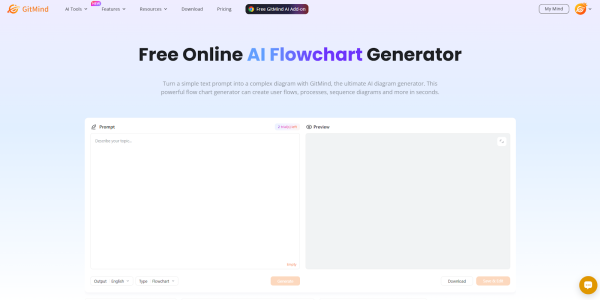 Diagram Tool AI Flowchart