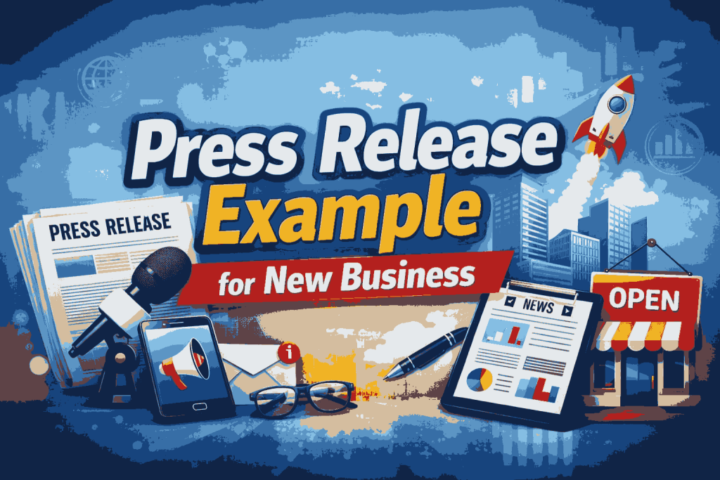 press release example for new business