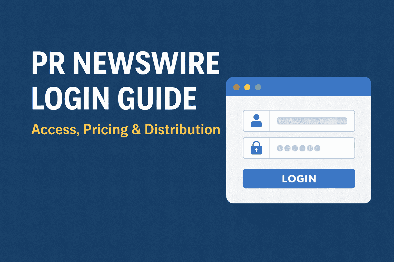 PR Newswire login