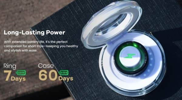 Titanium Lava Fitness Ring