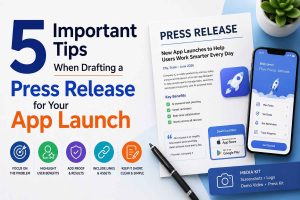 5 Important Tips When Drafting a Press Release for Your App Launch