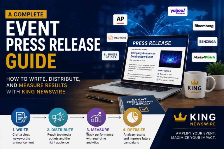 A Complete Event Press Release Guide How to Write, Distribute, and Measure Results with King Newswire
