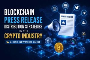 Blockchain Press Release Distribution Strategies in the Crypto Industry A King Newswire Guide