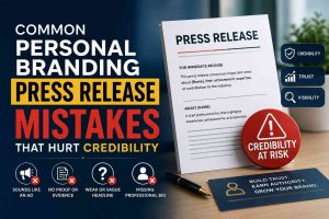 Common Personal Branding Press Release Mistakes That Hurt Credibility
