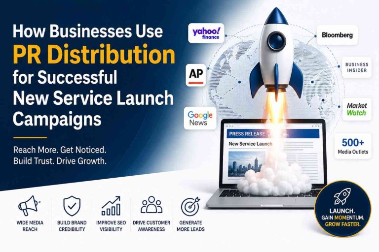 How Businesses Use PR Distribution for Successful New Service Launch Campaigns
