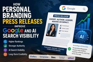 How Personal Branding Press Releases Improve Google and AI Search Visibility