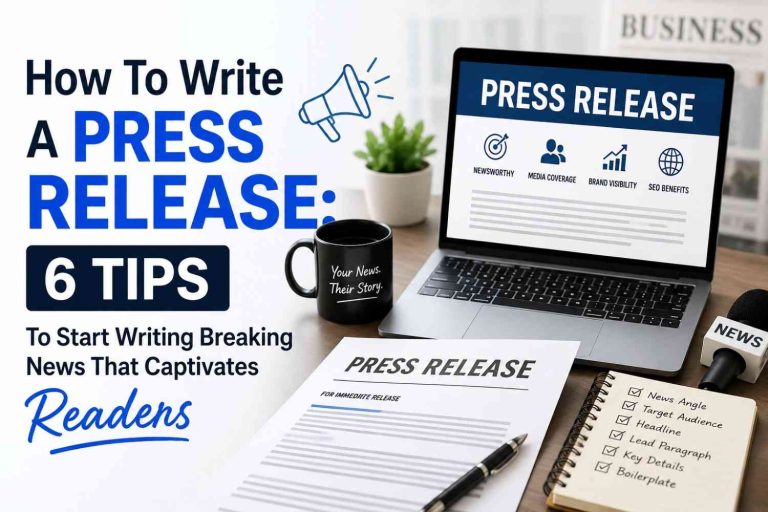 How To Write A Press Release: 6 Tips To Start Writing Breaking News That Captivates Readers