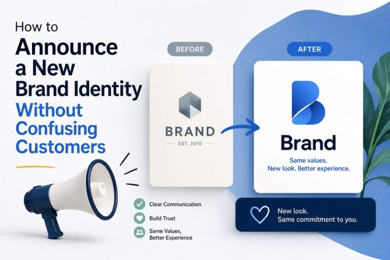 How to Announce a New Brand Identity Without Confusing Customers