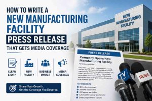 How to Write a New Manufacturing Facility Press Release That Gets Media Coverage
