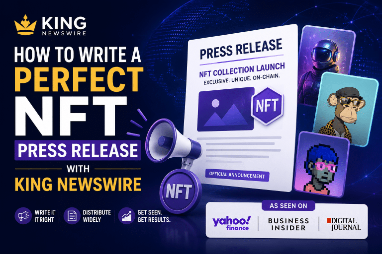 How to Write a Perfect NFT Press Release with King Newswire
