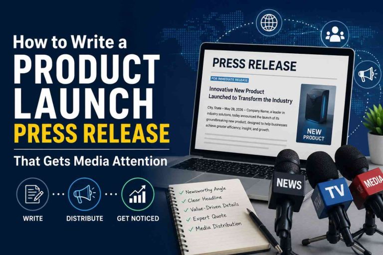 How to Write a Product Launch Press Release That Gets Media Attention