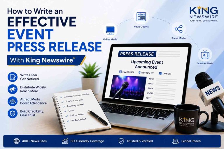 How to Write an Effective Event Press Release With King Newswire