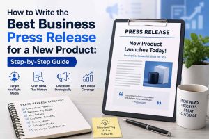 How to Write the Best Business Press Release for a New Product Step-by-Step Guide