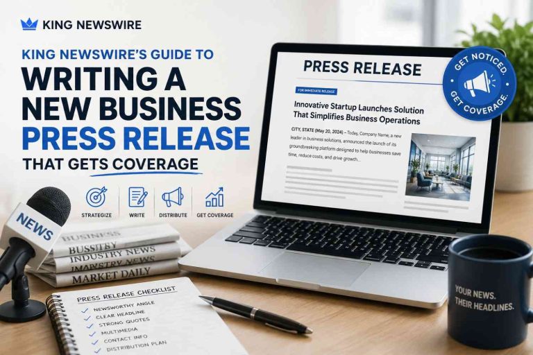 King Newswire's Guide to Writing a New Business Press Release That Gets Coverage