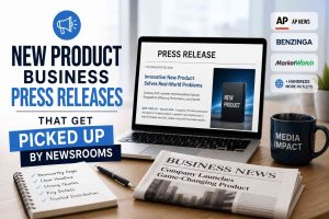 New Product Business Press Releases That Get Picked Up by Newsrooms