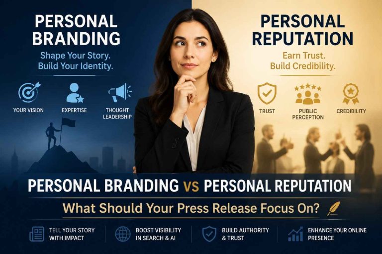 Personal Branding vs Personal Reputation What Should Your Press Release Focus On