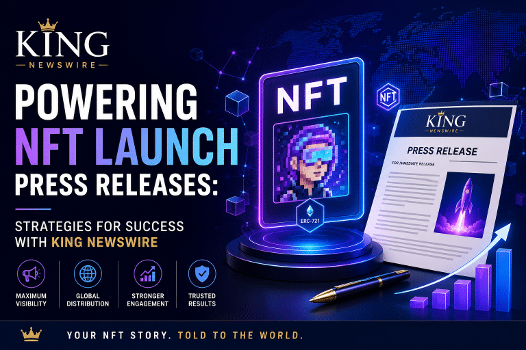 Powering NFT Launch Press Releases Strategies for Success with King Newswire