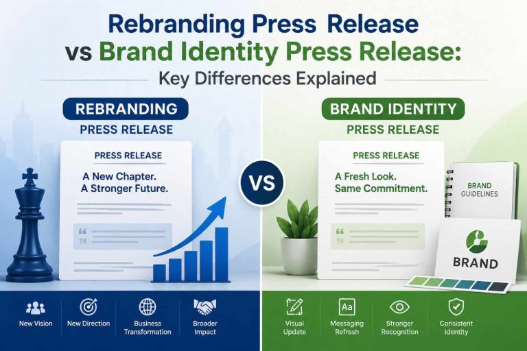 Rebranding Press Release vs Brand Identity Press Release Key Differences Explained