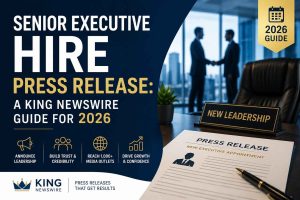 Senior Executive Hire Press Release A King Newswire Guide for 2026