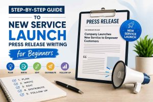 Step-by-Step Guide to New Service Launch Press Release Writing for Beginners