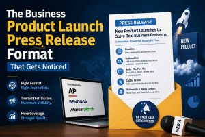 The Business Product Launch Press Release Format That Gets Noticed