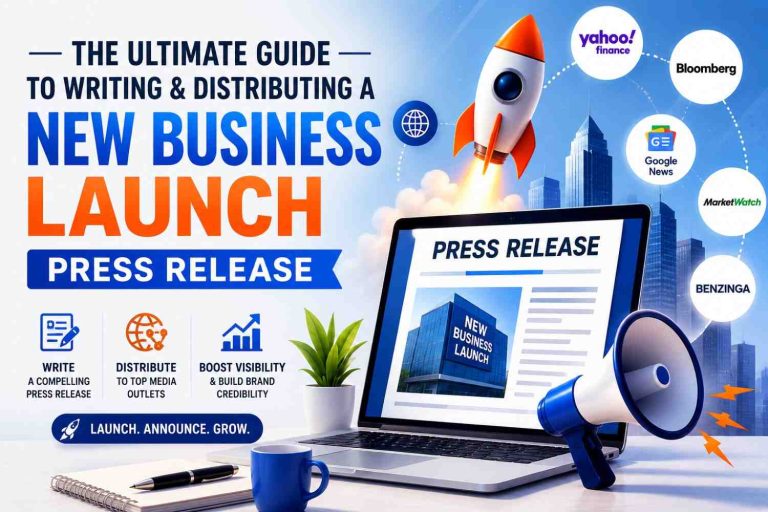 The Ultimate Guide to Writing and Distributing a New Business Launch Press Release with King Newswire
