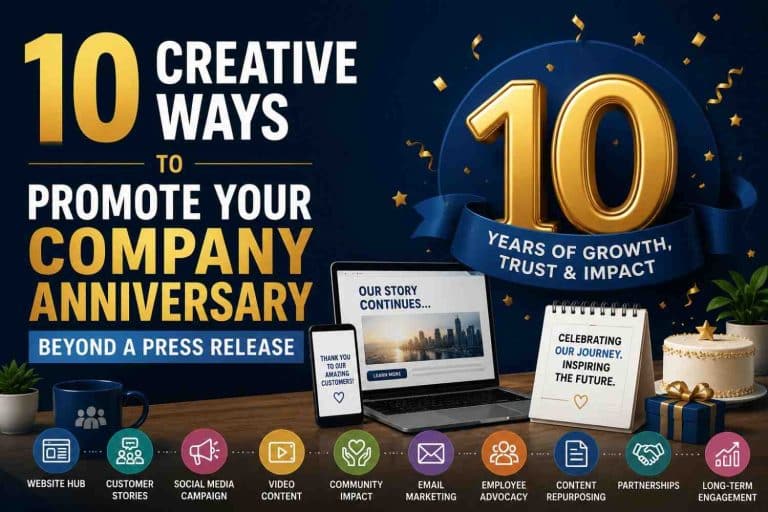 10 Creative Ways to Promote Your Company Anniversary Beyond a Press Release