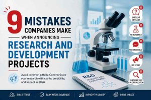 9 Mistakes Companies Make When Announcing Research and Development Projects