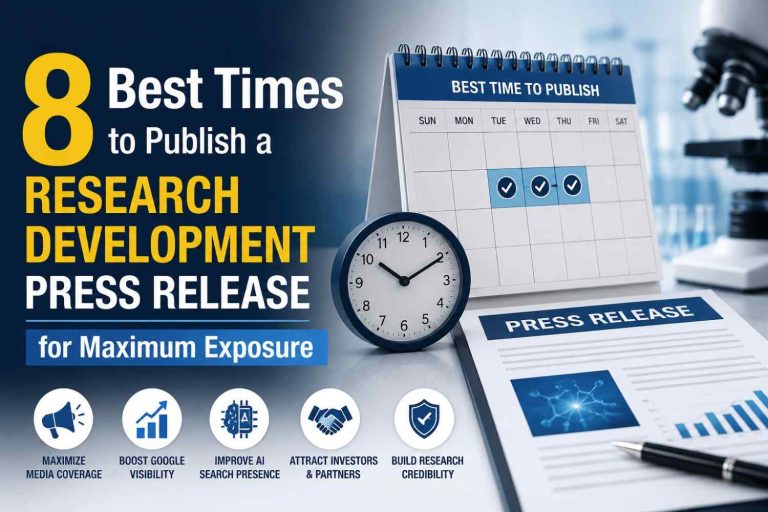 8 Best Times to Publish a Research Development Press Release for Maximum Exposure