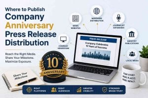 Company Anniversary Press Release Distribution Where to Publish for Maximum Media Exposure