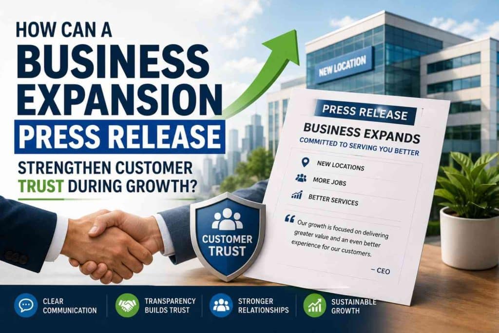 How Can a Business Expansion Press Release Strengthen Customer Trust During Growth