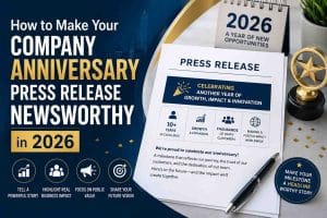 How to Make Your Company Anniversary Press Release Newsworthy in 2026