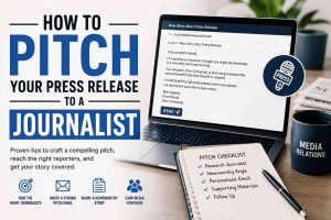 How to Pitch Your Press Release to a Journalist