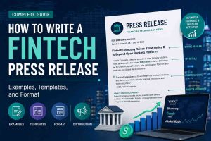 How to Write a Fintech Press Release, Examples, Templates, and Format