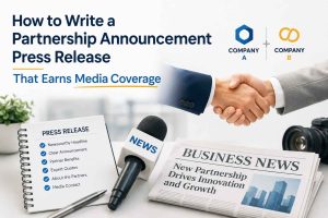 How to Write a Partnership Announcement Press Release That Earns Media Coverage