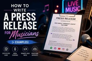 How to Write a Press Release for Musicians (+ Examples)