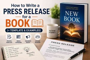 How to Write a Press Release for a Book (+ Template & Examples)
