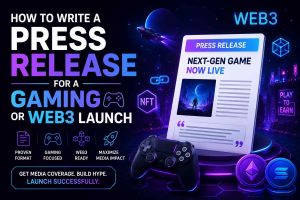 How to Write a Press Release for a Gaming or Web3 Launch