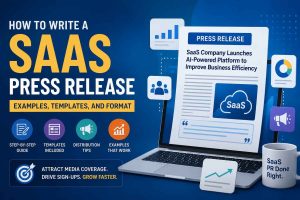 How to Write a SaaS Press Release, Examples, Templates, and Format