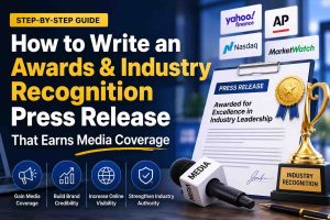 How to Write an Awards and Industry Recognition Press Release That Earns Media Coverage