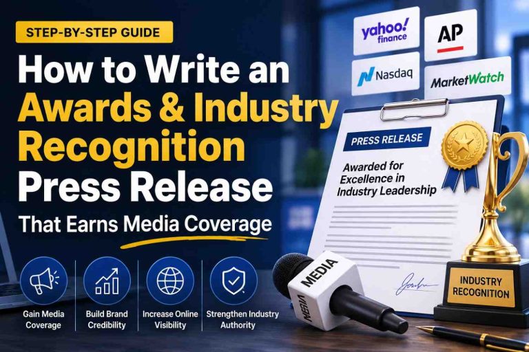 How to Write an Awards and Industry Recognition Press Release That Earns Media Coverage