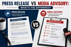 Press Release vs Media Advisory What's the Difference